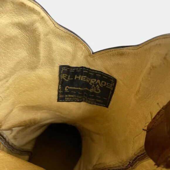 El Herrado Alligator Crocodile Western Cowboy Boots 9.5 - Picture 13 of 13